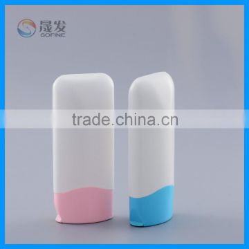 Flip cap plastic lotion bottle