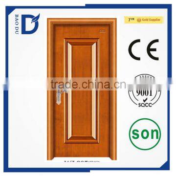 China Commercial Cheap Price Steel Main Door Design Steel Wooden Home Door