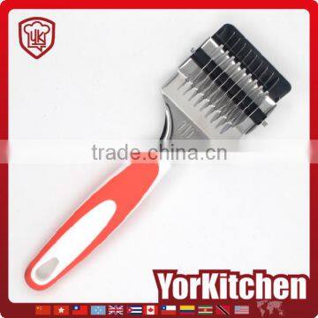 Unique design TPR handle Hot sale popular manual potato slicer Factory price sweet potato chip slicer