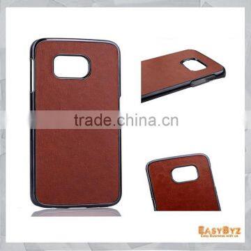 Crazy Horse Leather Coated PC Case for Samsung Galaxy S6 Edge G925
