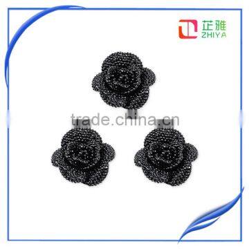 Mixed Color Chrysanthemum Flower Cabochon Flat Back Beads photo-5