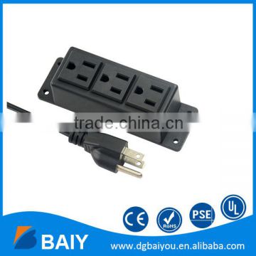 Small US Plastic Socket with 3 Power Pack