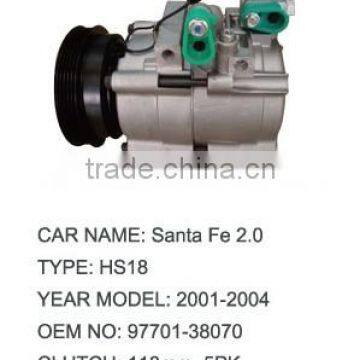 A/C Compressor For HYUNDAI Santa Fe 2.0 97701-38070