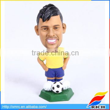 Brazil famous custom sports soccer player bobble head