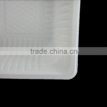 Green material Tray Type fruit plate