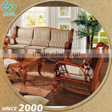 Guangdong Supplier Cane Beautiful U Shaped Sofa Wall Bed photo-4