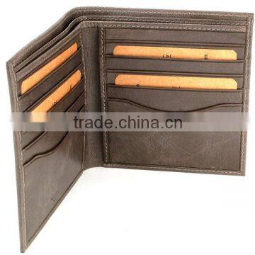 Promotional Soft Genuine Leather Men Rfid Wallet Slim cc Holders photo-5