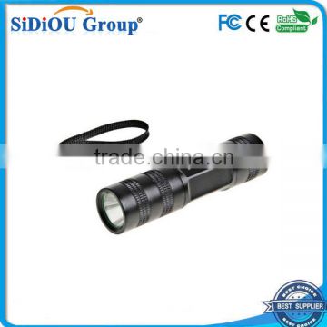 mini aluminium waterproof shockproof led aluminum flashlight