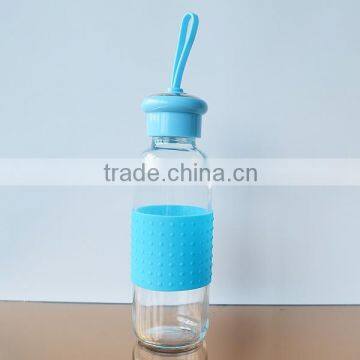 Hot Selling Glass Bottle With Silicon Sleeve for Anti-skid From Bengbu Cattelan Glassware Factory photo-6