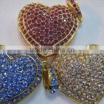 Jewelry USB flash drive CE,FCC,Rohs logo free
