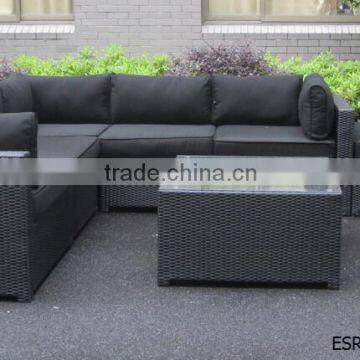 outdoor wicker sofa set