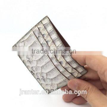 Genuine Python Leahter Various Colour Men & Women Credit Card Holder Wallet