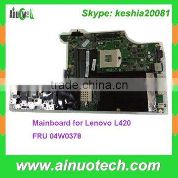 100% Brand New Laptop Motherboard for Lenovo L420 Laptop Mainboard FRU 04W0378 System Board