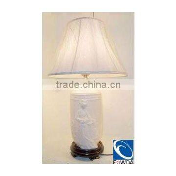 FOWDA anti- ancient porcelain living room bedroom decorative table lamp