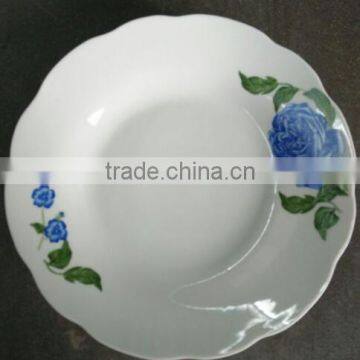 Elegant Fancy Ceramic Soup Deep Plates Dinner Palte With Decal ,China Supplier Dishes photo-5