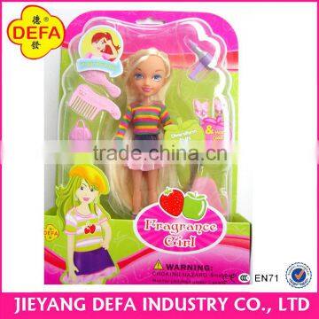 Defa Lucy Pretty 7 Inch Plastic Small Kids Small Vinyl Doll