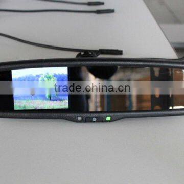 auto rear mirror with camera display function 3.5" display for Infinity