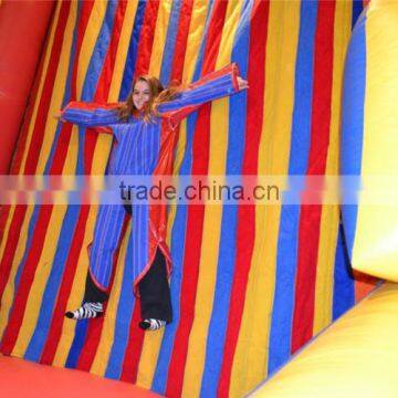 Inflatable Sticky Wall, Adults and Children Hook and Loopo Jump Wall