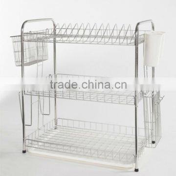 stainless steel kitchen plate rack