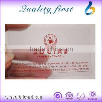 RFID NFC Tag Transparent Card 13.56Mhz