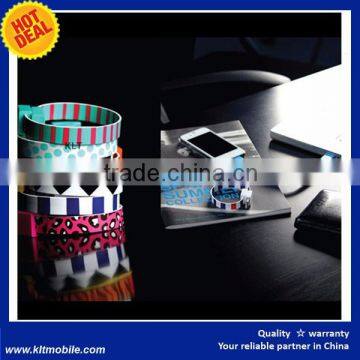 USB Cable Bracelet Cell Phone Wrist Band Charger Portable USB Charging Data Sync Cable photo-2