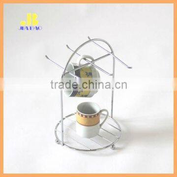 chrome wire cup rack