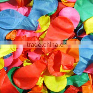 Small flat shaped latex balloons