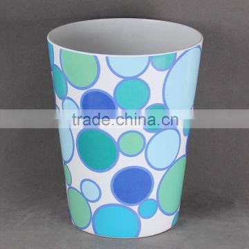 8056 dot design melamine rubbish bin