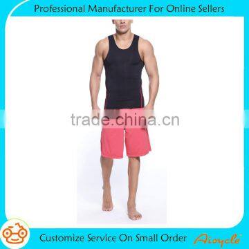 Latest design bodybuilding sports compression tank top for men