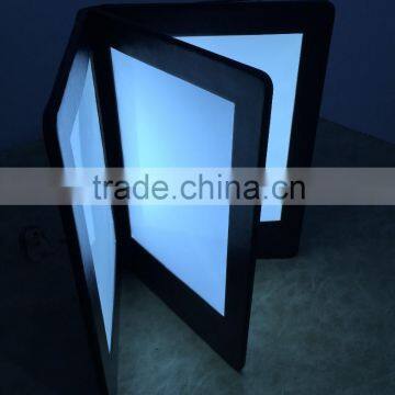 led menu light box for restaurant Illuminated led menu 4 sheets