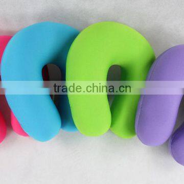 Total Solid Color Horse Shaped Neck Pillow,with Microbeads Filling photo-5