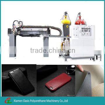 Non-solvent synthetic leather surface PU coating equipment