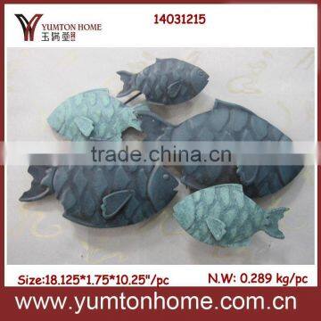 Metal fish wall art nautical wall decoration