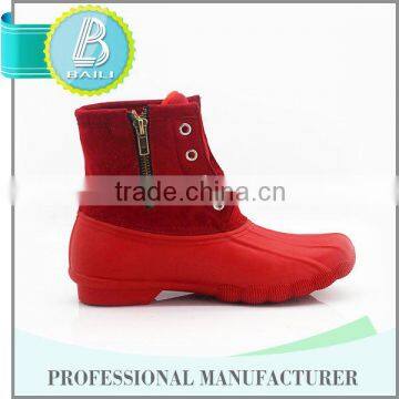2016 Top Quality Colorful Summer Rain Boot Made of Rubber