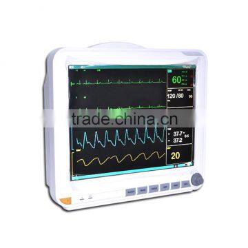 Hot Sale Best Price Medical 15 Inch Large Touch Screen Handheld Portable Multi-Parameter Patient Monitor for Clinic Use-Shelly photo-2