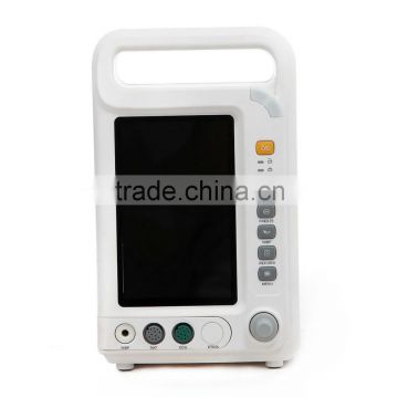 portable 7 inch 5 Parameter Patient Monitor rpm-8000a Multi-language English Spanish Turkish