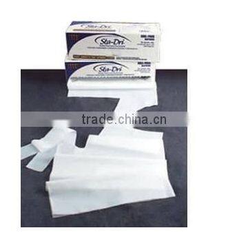wholesale Plastics Sta-Dri White Plastic 28" x 46" Dispenser Disposable Aprons