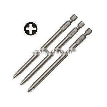 S2 Screwdriver bit, 1/4" HEX Round Shank Bit, PH2