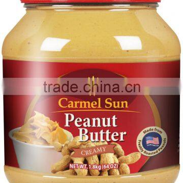 Peanut butter (Creamy / Crunchy) (64 oz / 4 lbs. / 1.81 kg)