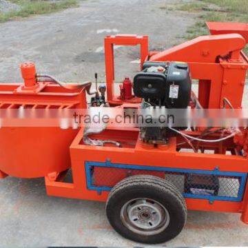 German Technology SY1-20 Movable Baking-free Interlocking Brick Machine With a Concrete Mixer photo-3