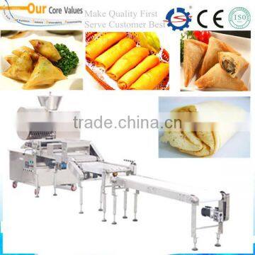 Manufacure and low price samosa sheet making machine 008615037185761