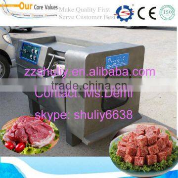 Stainless Steel Frozen Chicken Meat Dicing Machine Meat Strip Cutting Machine photo-2