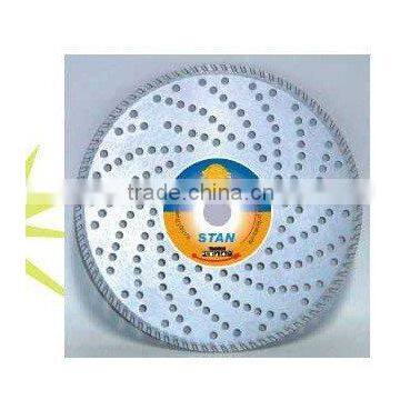 Multi-Hole Turbo small diamond Saw blade for Marble--STAN