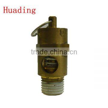 brass safety valve .10-20kgs pressure ,M1/4".3/8"1/2".for air compressor