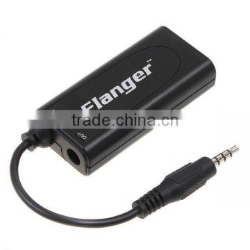 Black Flanger Music Converter Adapter For Guitar Bass keyboard microphone mixer