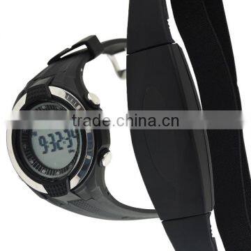 Heart Rate Monitor Pedometer Step Counter Fat Calories Count Exercises Belt Sports Watch Sleep Mode Indicator 40~240bpm HRM photo-5