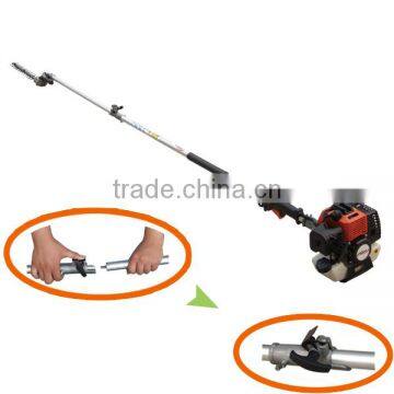 gardening portable 2 stroke shoulder long hedge trimmer