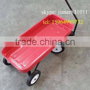 Metal Kid's Tool Cart , Pro-enviromental Red Wagon,Children Wagon TC1805 With Solid Wheel photo-4