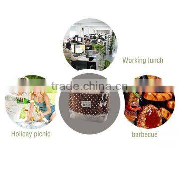 Greenwell 3 Lunch Tote Bag Travel School Lunch Bags Grocery Bags With Zipper for Men Women Kids. photo-6