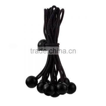 H70268 10pc Heavy-Duty Elastic Rubber 9" Bungee Ball Cords - Tarps, Canopy, Wrap Hose & Cord